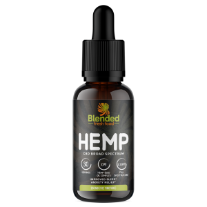 CBD Broad Spectrum (in Hemp Oil) – 250mg (1oz Tincture)